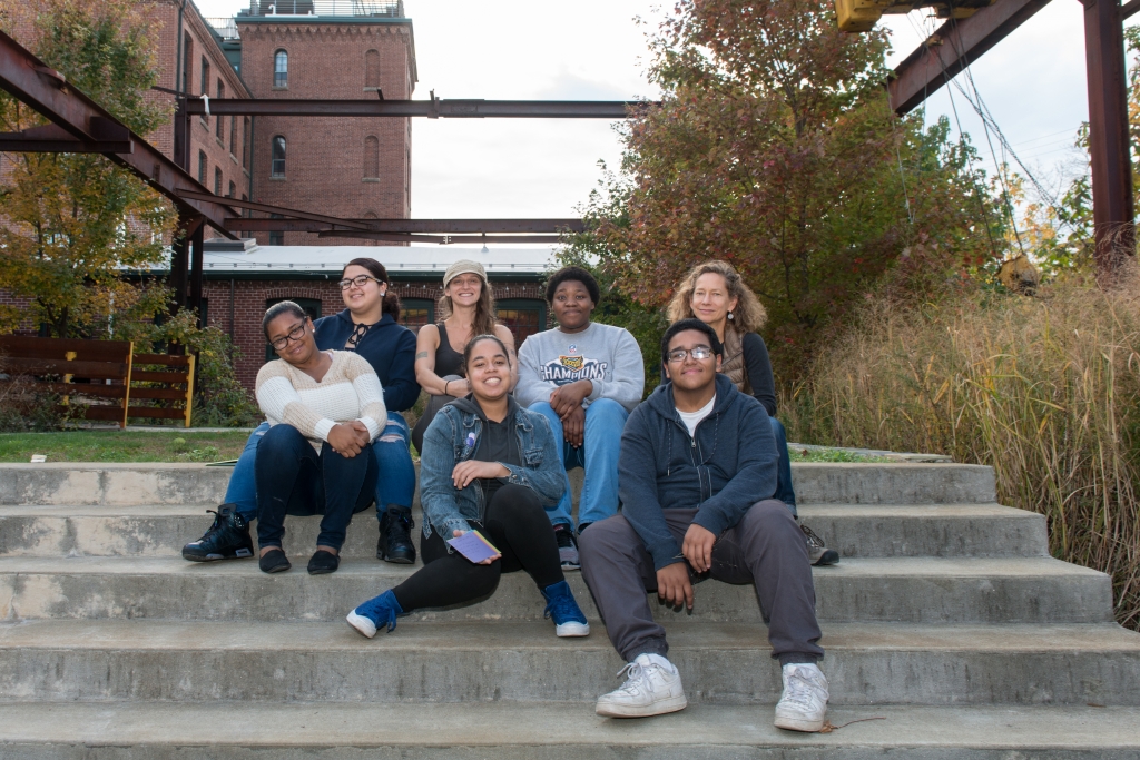 back row: Yorielis Matos Maldonado, Anna Snyder, Fanta Traore, Margie Butler front row: Olga Francisco, Oscarina Pepen, Albert Torres group members not pictured: Sita Traore and Gustavo Lacen Javier. Photo by Julie Brigidi, Oggi Photography