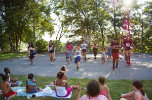 Local dance group Case Closed teaches hip-hop at Billy Taylor Park