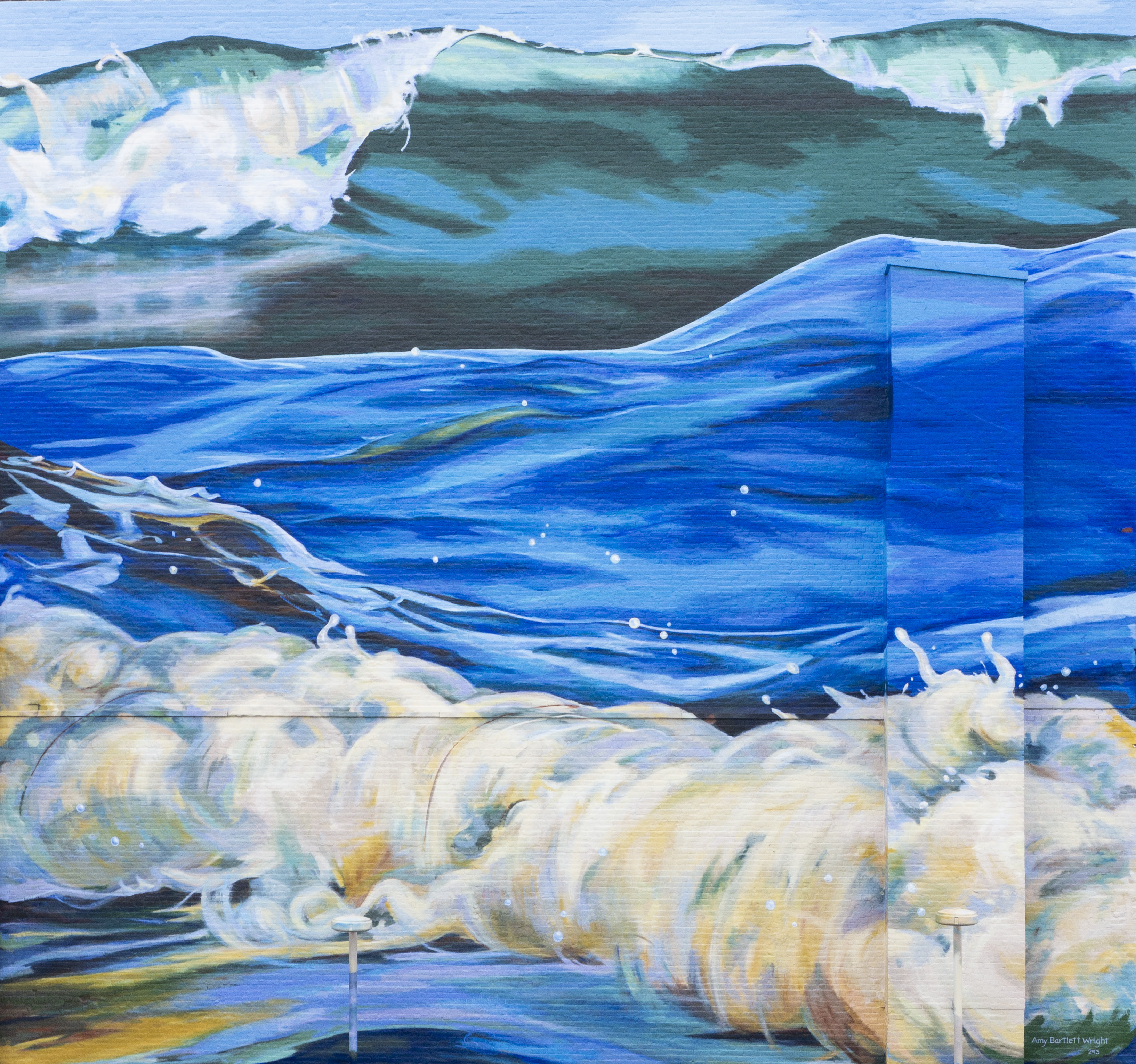 Amy Bartlett Wright - “Three Waves for Coastway” (2013) Photo by Micah Epstein