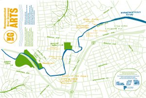 Woonasquatucket River Greenway Arts Project Map by Julia Gualtieri