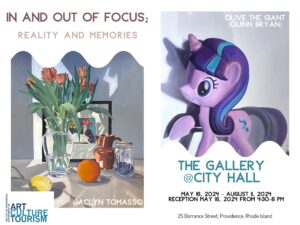 Flyer for duo-painting show