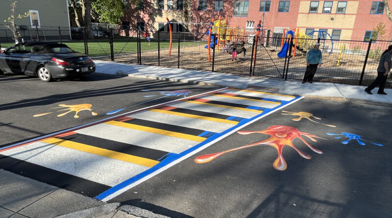 photo of a an art installation in providence