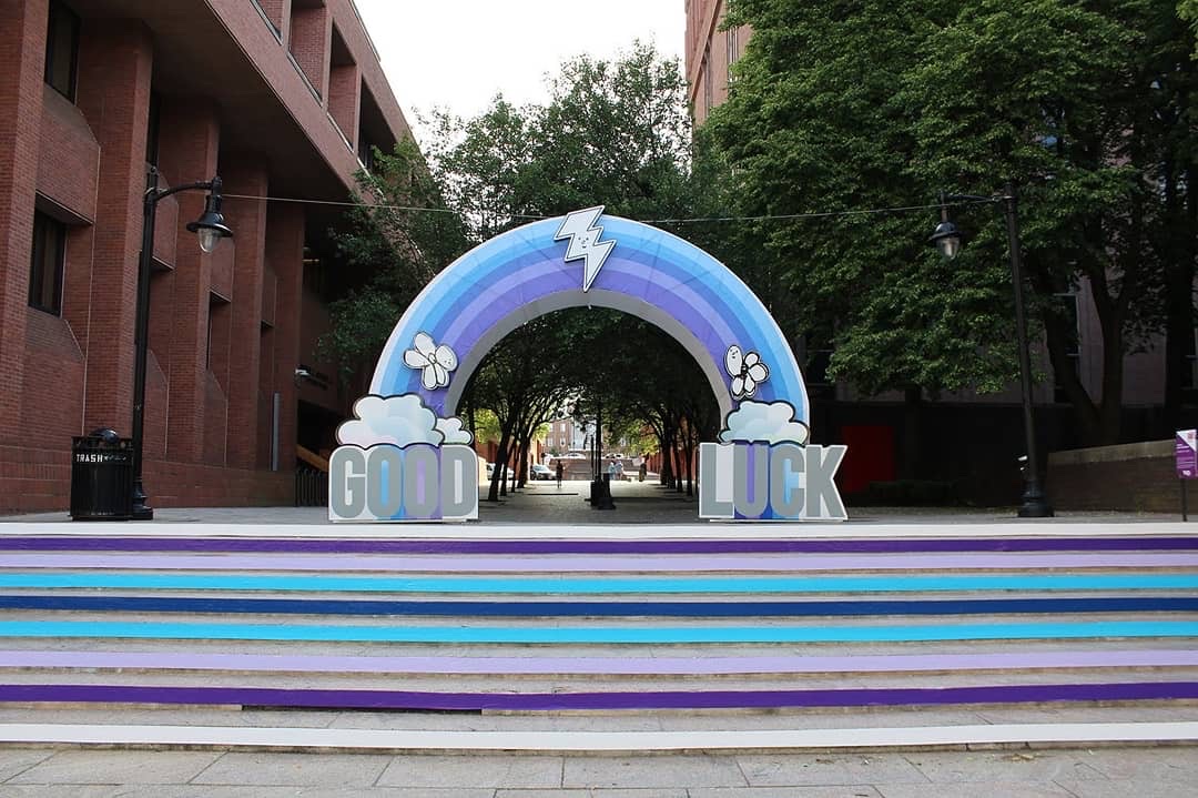 photo of art installation in providence